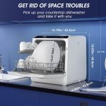 Portable Countertop Dishwasher with 5-Liter Built-In Water Tank and Air-Dry Function, 5 Washing Programs - Image 3